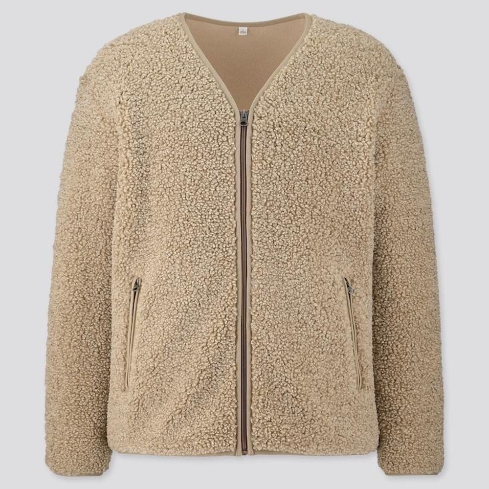 Beige Sherpa Sweater